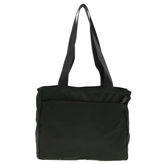 Luxury Prada Tote Bag Nylon Green Silver  bs18029