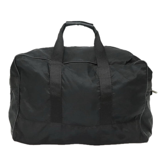 Luxury Prada Boston Bag Nylon Black Silver  bs18030