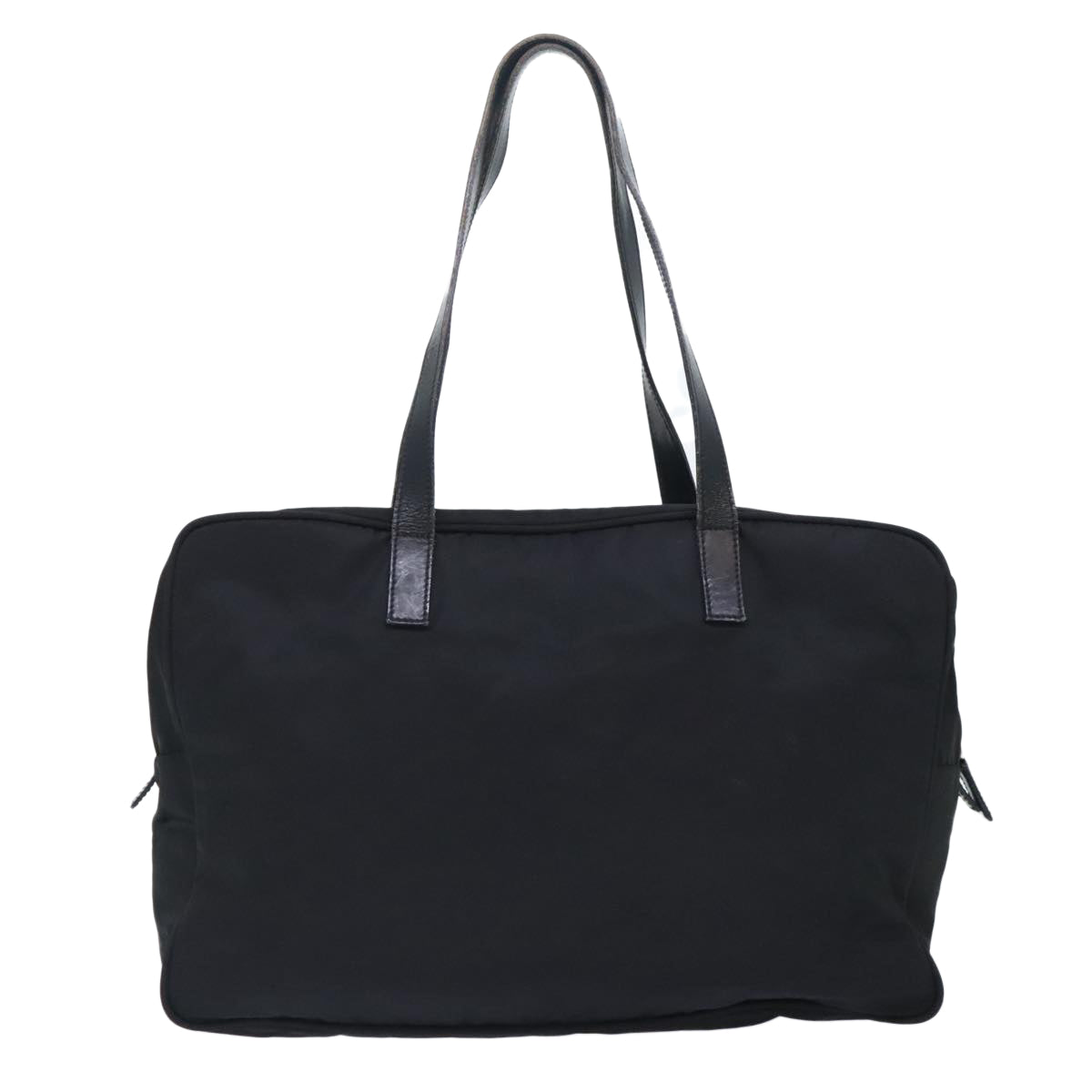 Luxury Prada Tote Bag Nylon Black Silver  bs18031