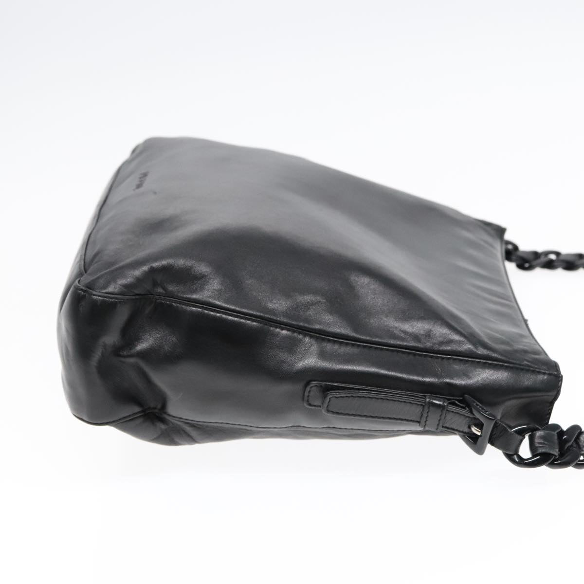 Luxury Prada Shoulder Bag Leather Black  bs18033
