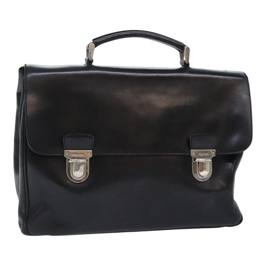 Luxury Prada Business Bag Leather Black  bs18036