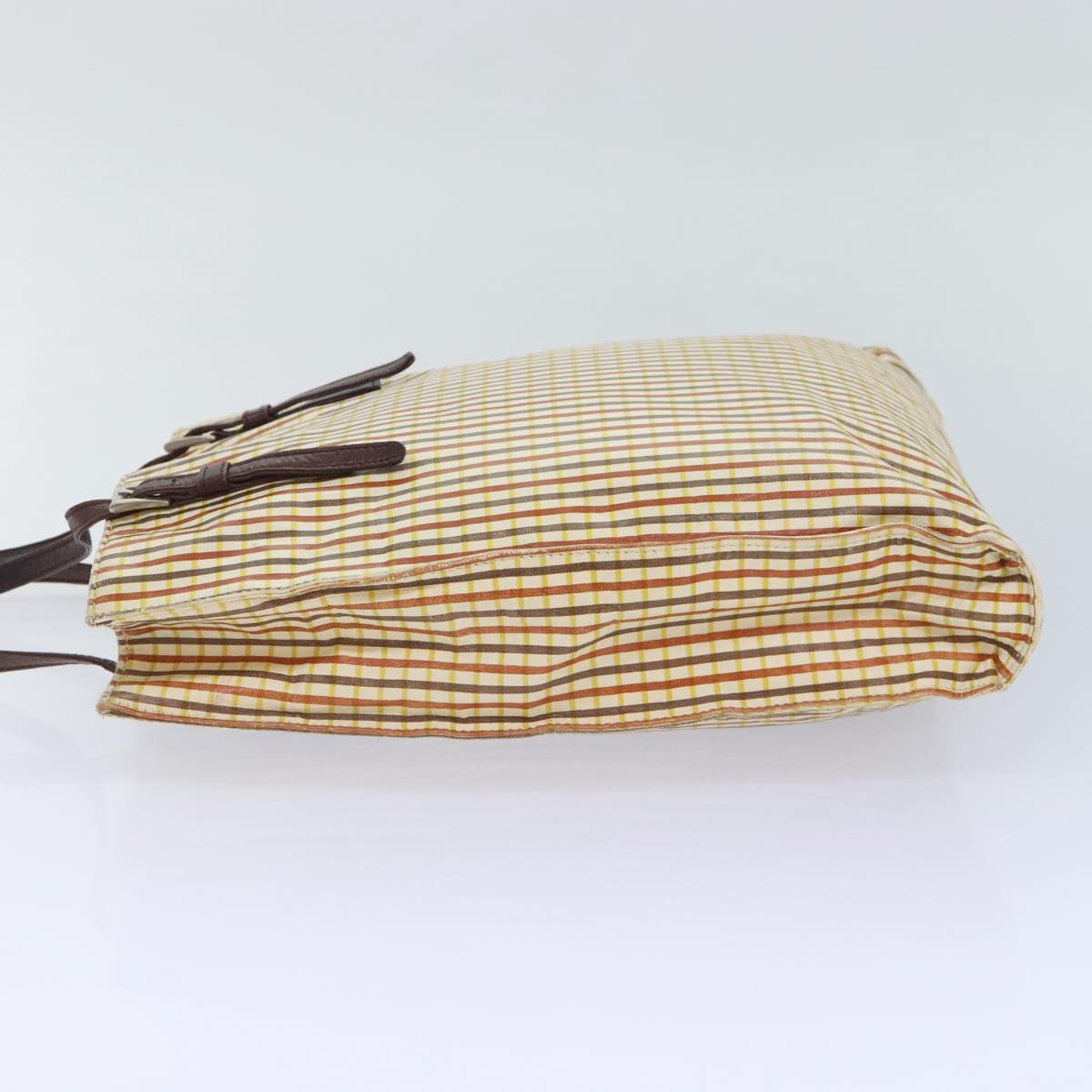 Luxury Prada Tote Bag Leather Yellow Silver  bs18095