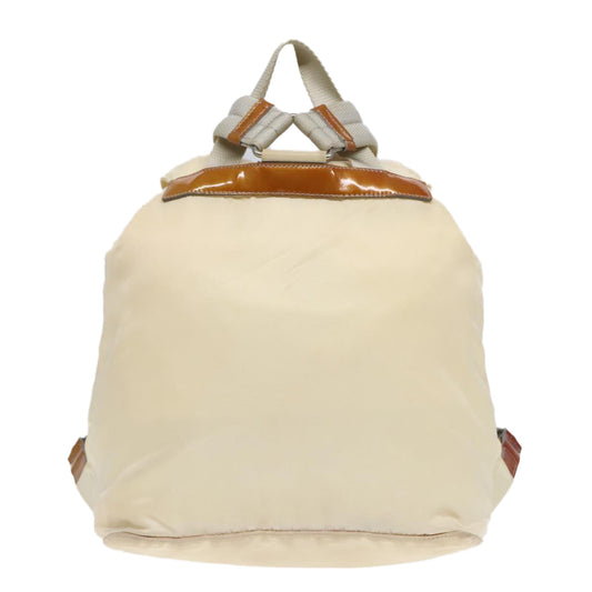 Luxury Prada Backpack Nylon Beige  bs18141