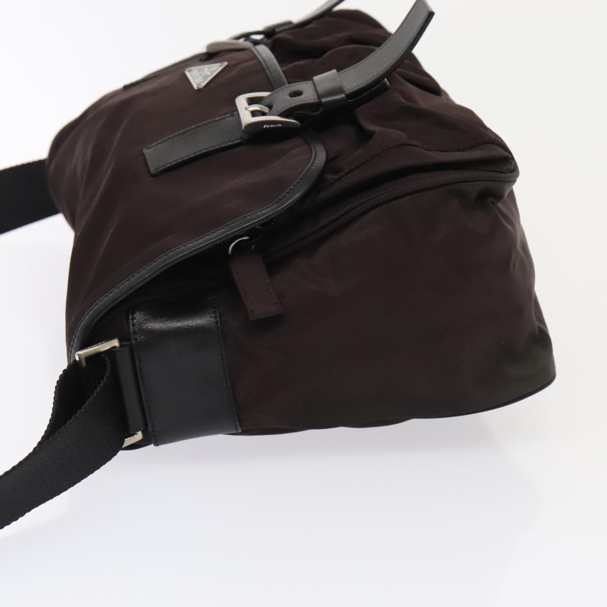 Luxury Prada Shoulder Bag Nylon Brown  bs18144