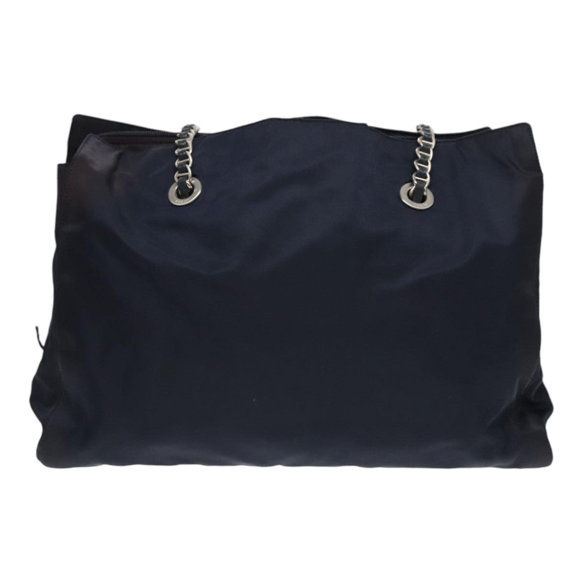 Luxury Prada Chain Shoulder Bag Nylon Navy  bs18202
