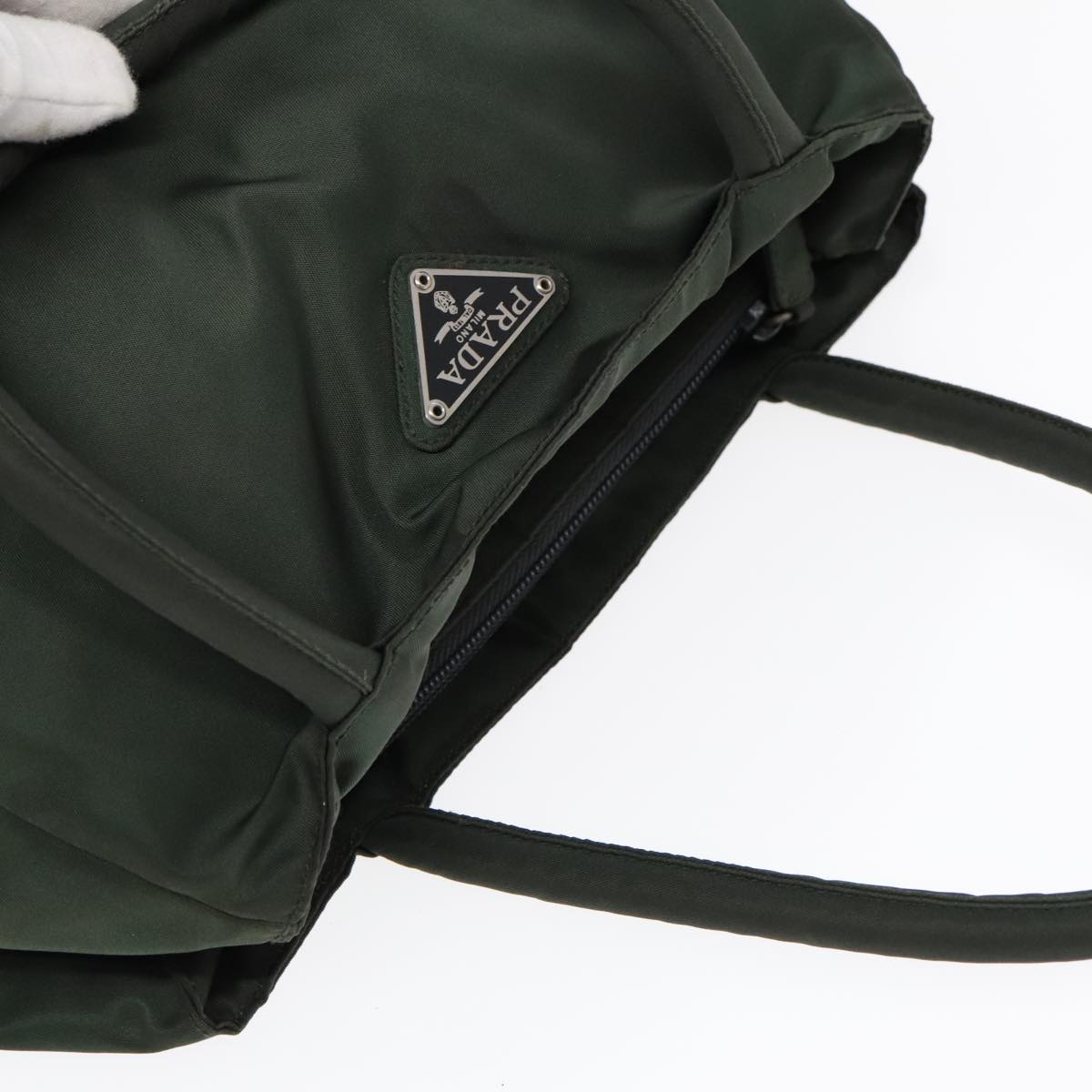Luxury Prada Hand Bag Nylon Khaki  bs18207