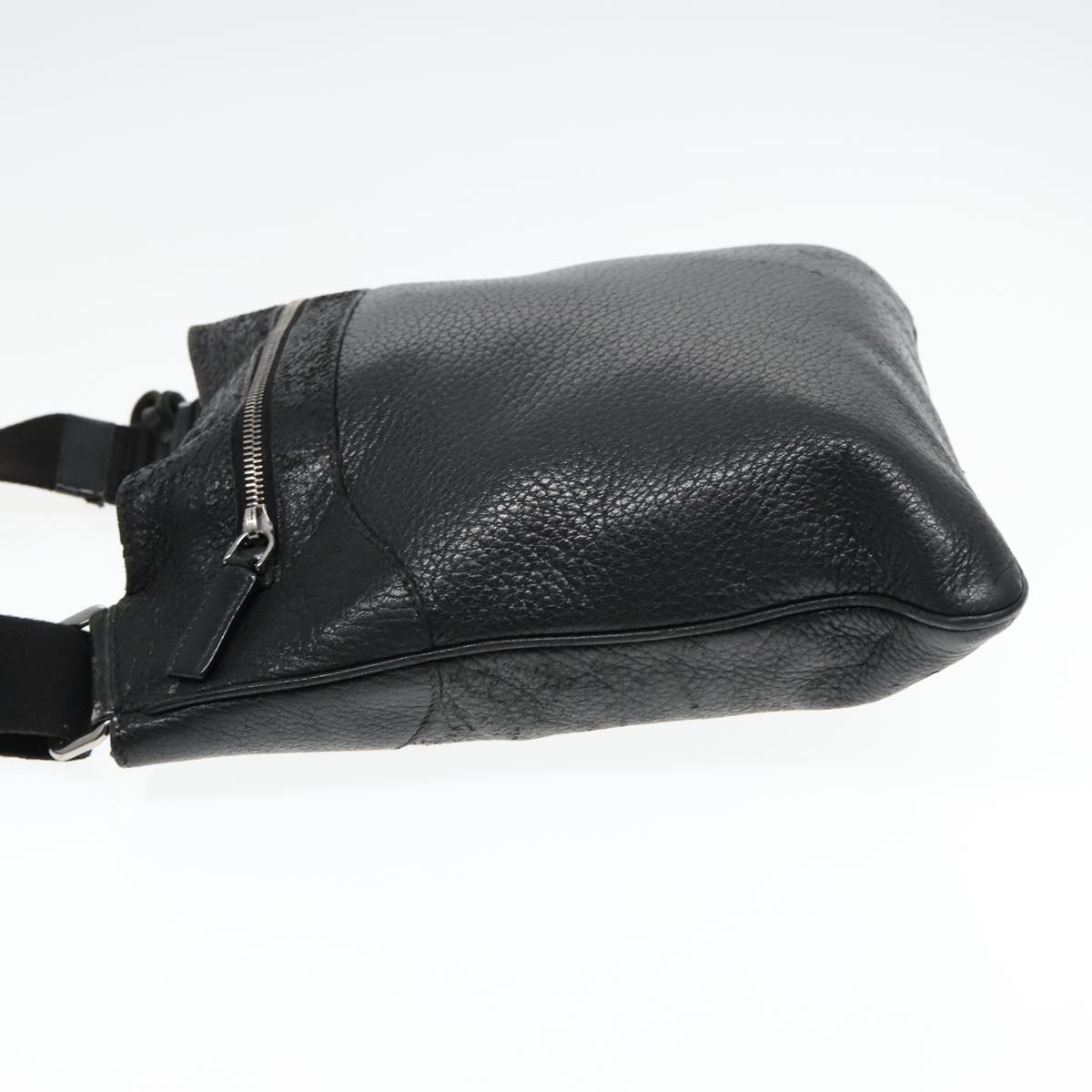 Luxury Prada Shoulder Bag Leather Black  bs18290