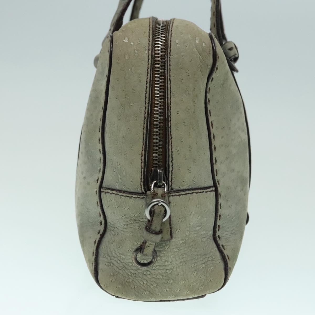 Luxury Prada Hand Bag Suede Gray Silver  bs18312