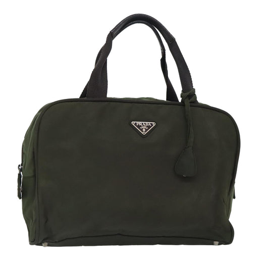 Luxury Prada Hand Bag Nylon Green Silver  bs18315