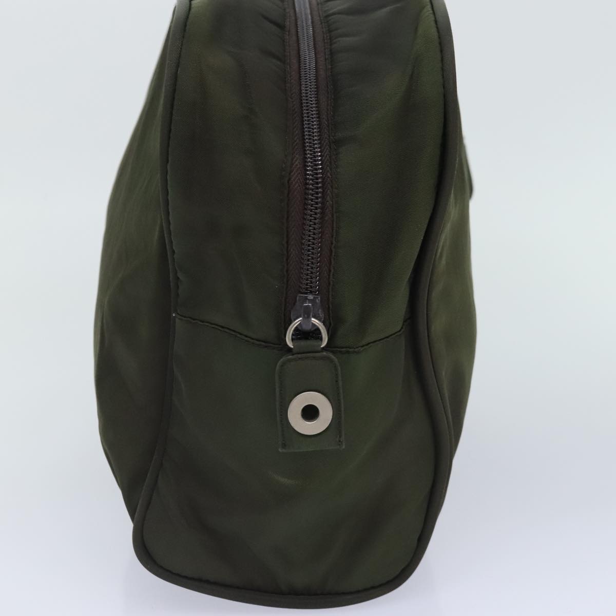 Luxury Prada Hand Bag Nylon Green Silver  bs18315