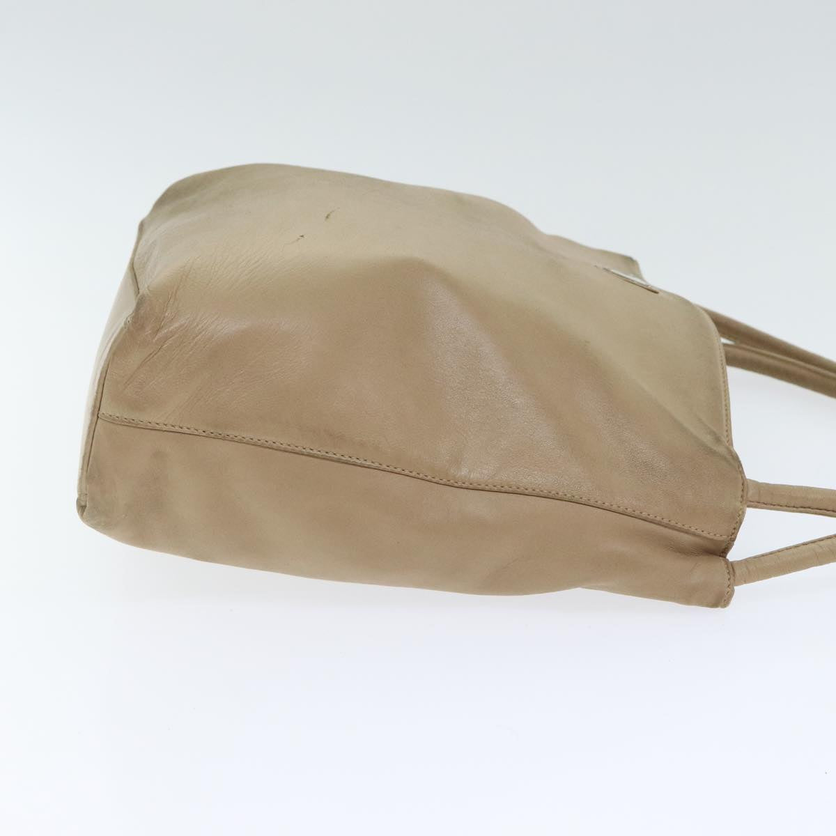 Luxury Prada Shoulder Bag Leather Beige  bs18430