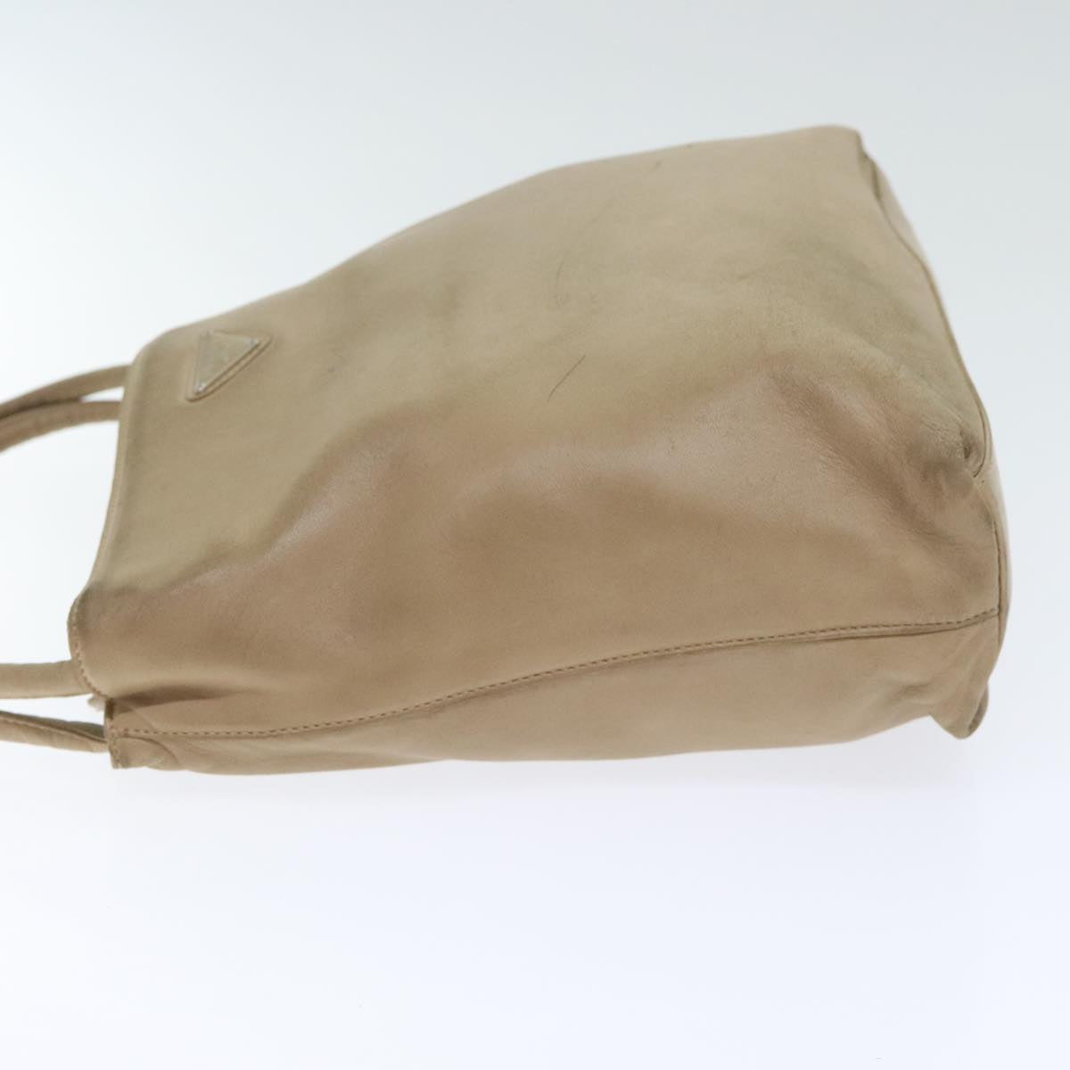 Luxury Prada Shoulder Bag Leather Beige  bs18430