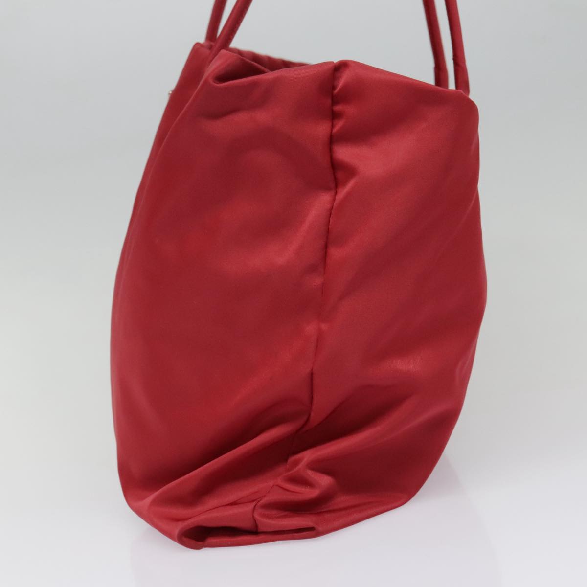Luxury Prada Tote Bag Nylon Red Silver  bs18598