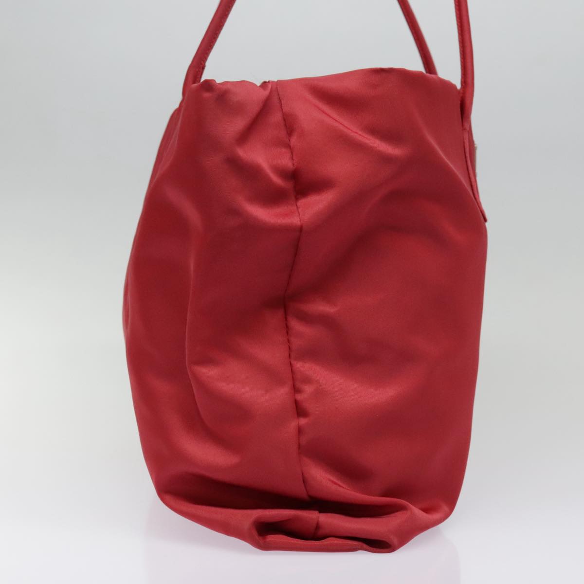 Luxury Prada Tote Bag Nylon Red Silver  bs18598