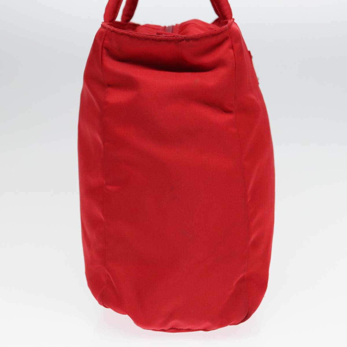 Luxury Prada Hand Bag Nylon Red Silver  bs18600