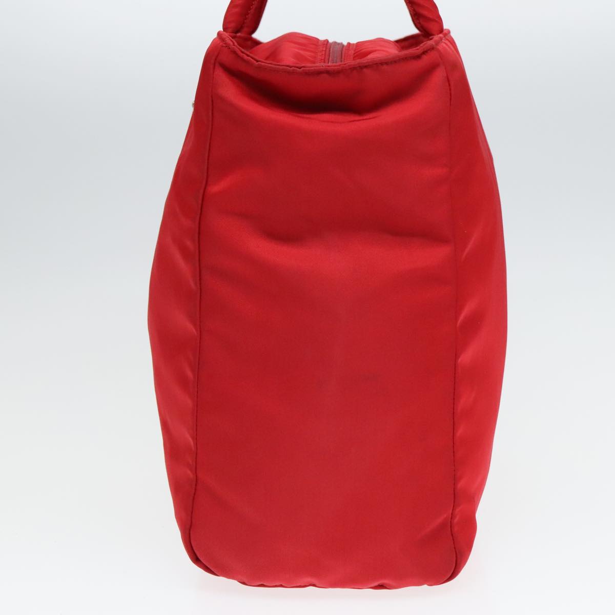 Luxury Prada Hand Bag Nylon Red Silver  bs18600