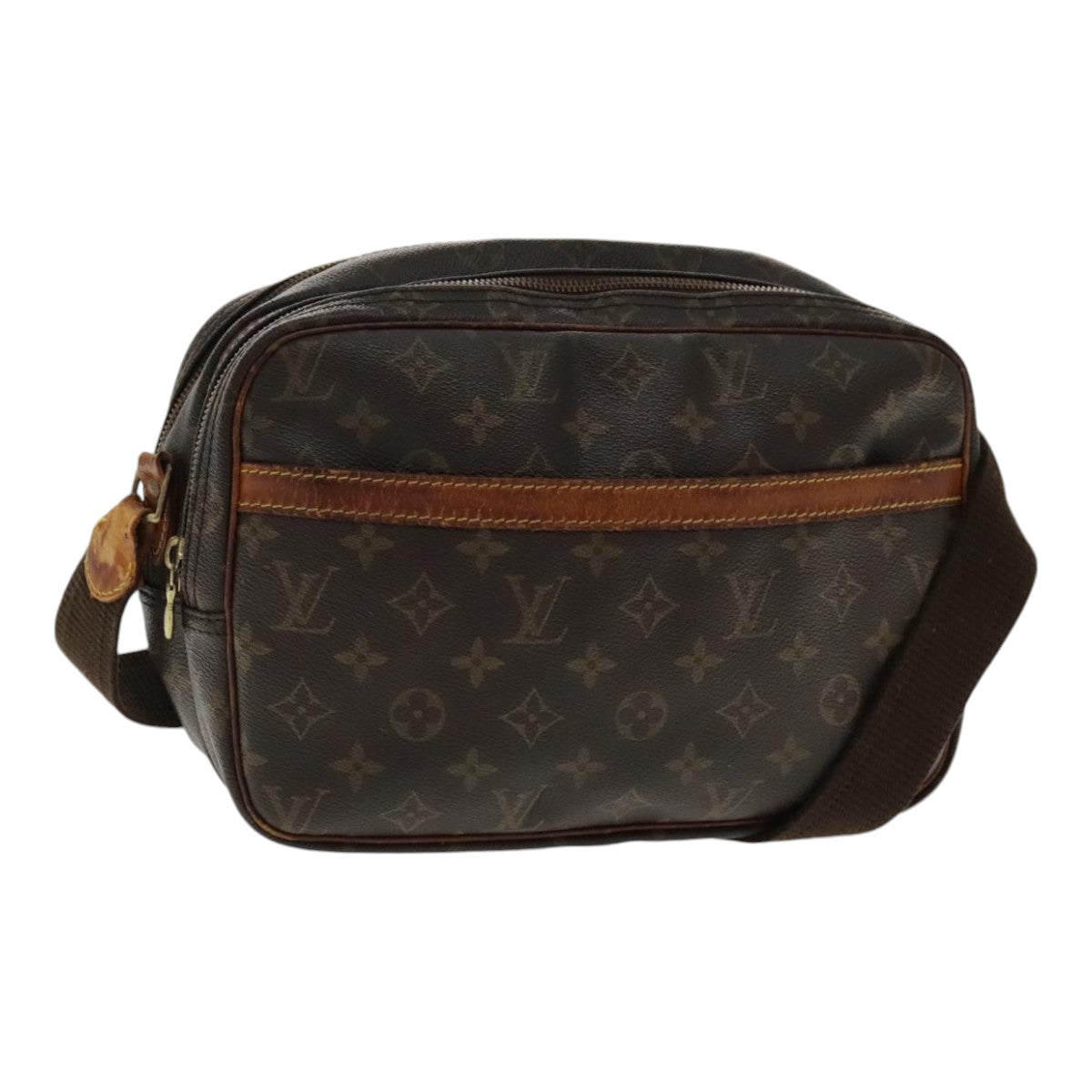 LOUIS VUITTON Monogram Reporter PM Shoulder Bag M45254 LV bs18639