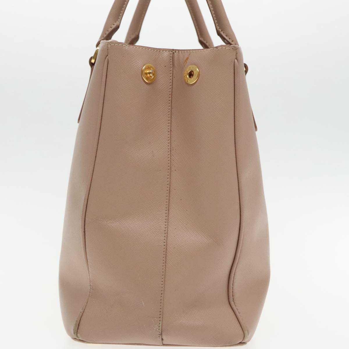 Luxury Prada Galleria Hand Bag Safiano leather Pink Gold  bs18675