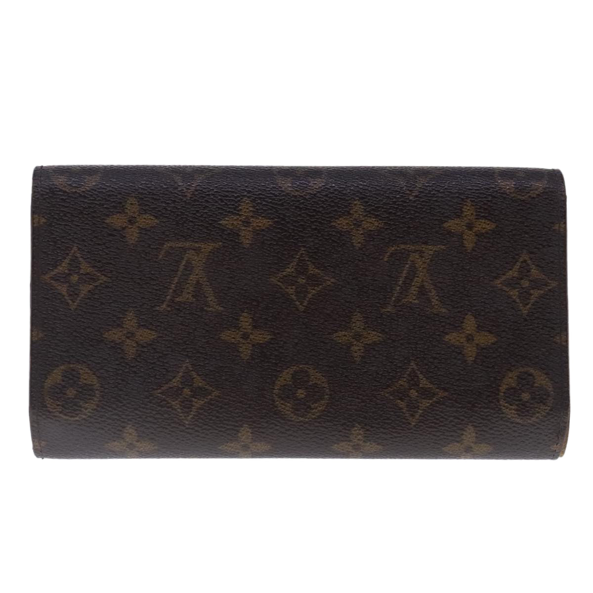 LOUIS VUITTON Monogram Portefeuille International Wallet M61217 LV bs18708