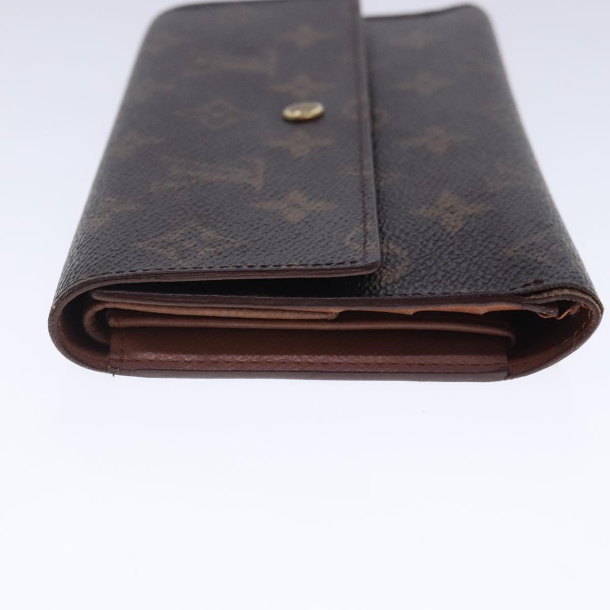 LOUIS VUITTON Monogram Portefeuille International Wallet M61217 LV bs18708