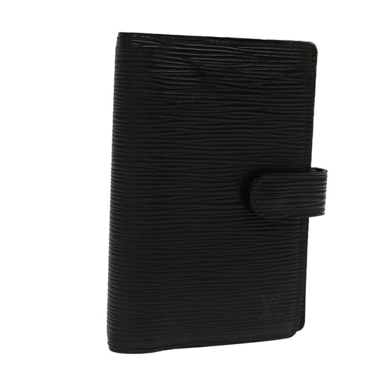 LOUIS VUITTON Epi Agenda PM Day Planner Cover Black R20052 LV bs18714