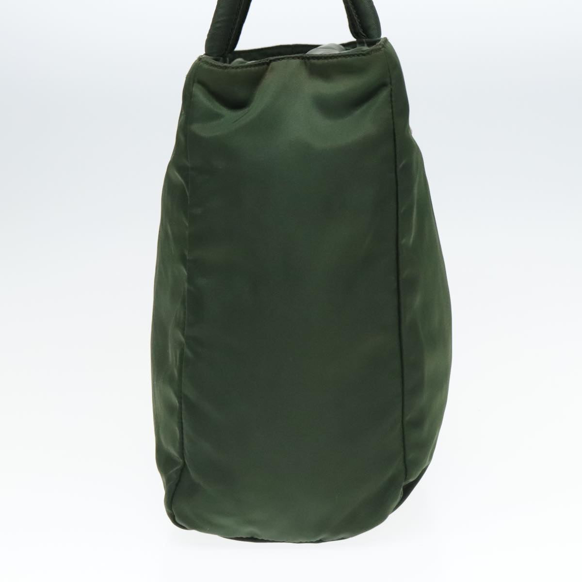 Luxury Prada Tote Bag Nylon Green Silver  bs18824