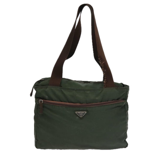 Luxury Prada Shoulder Bag Nylon 3Set Khaki  bs18934