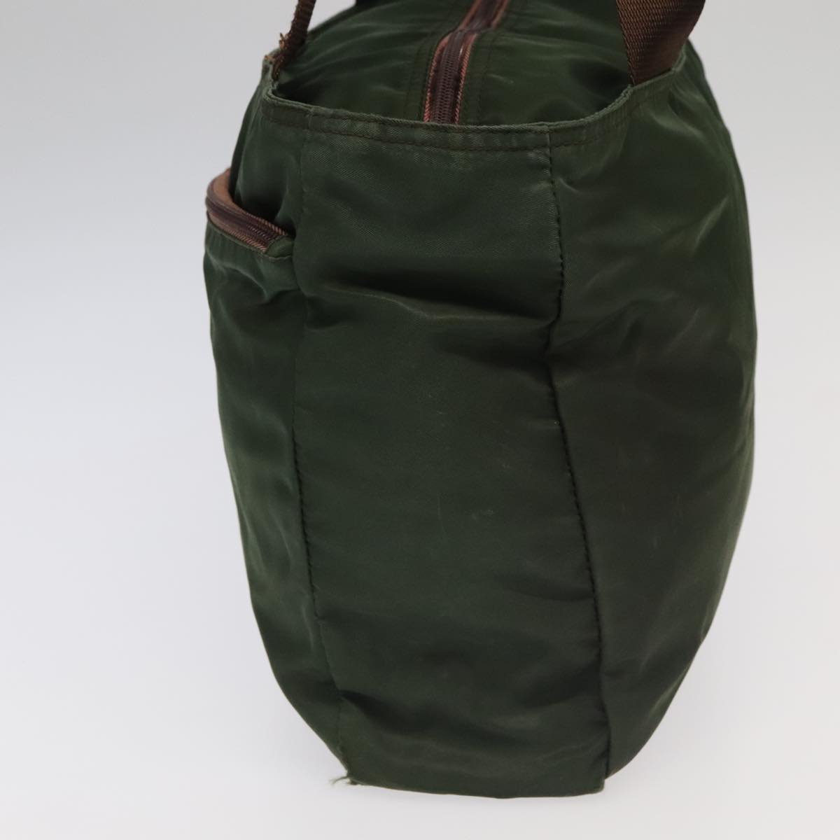 Luxury Prada Shoulder Bag Nylon 3Set Khaki  bs18934