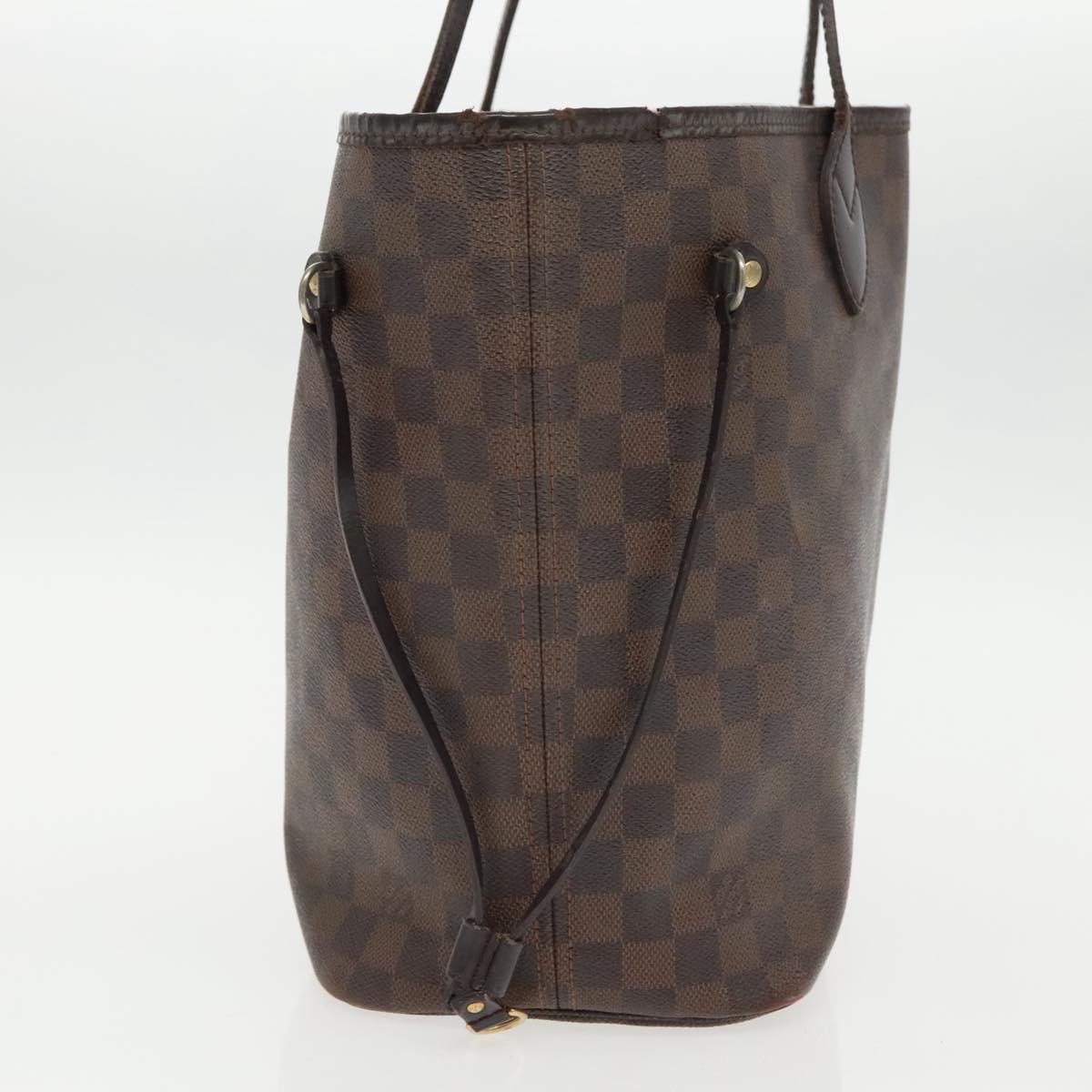 LOUIS VUITTON Damier Ebene Neverfull MM Tote Bag N51105 LV bs18974