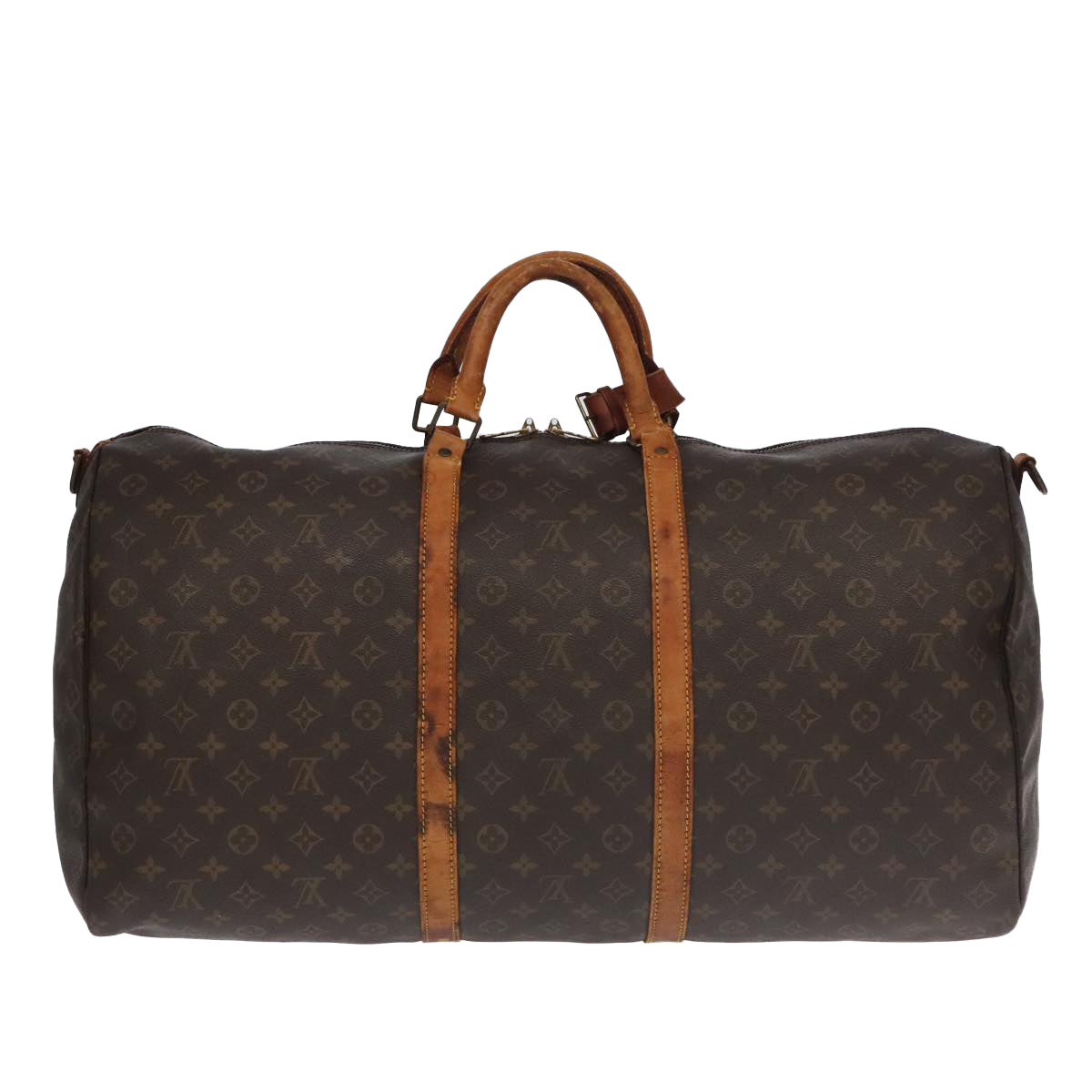 LOUIS VUITTON Monogram Keepall Bandouliere 60 Boston Bag M41412 LV bs18978
