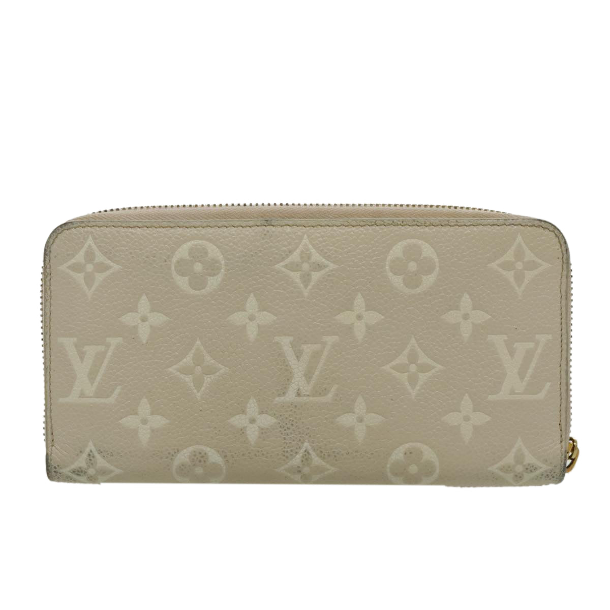 LOUIS VUITTON Monogram Empreinte Zippy Wallet Pink Yellow M81279 LV bs19005