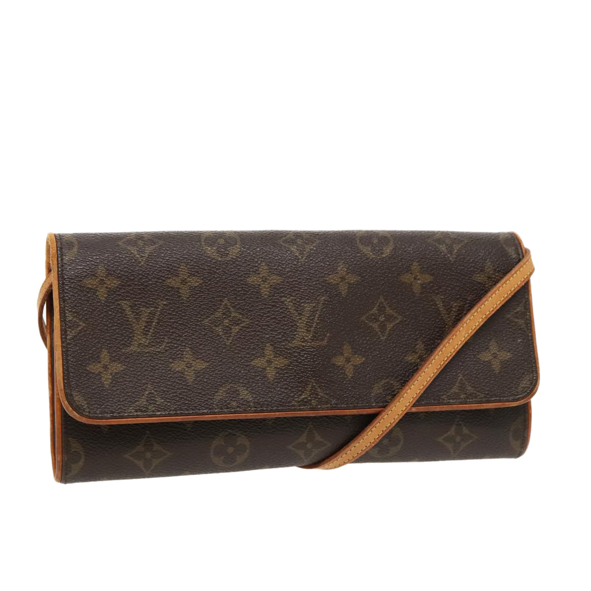 LOUIS VUITTON Monogram Pochette Twin GM Shoulder Bag M51852 LV bs19027