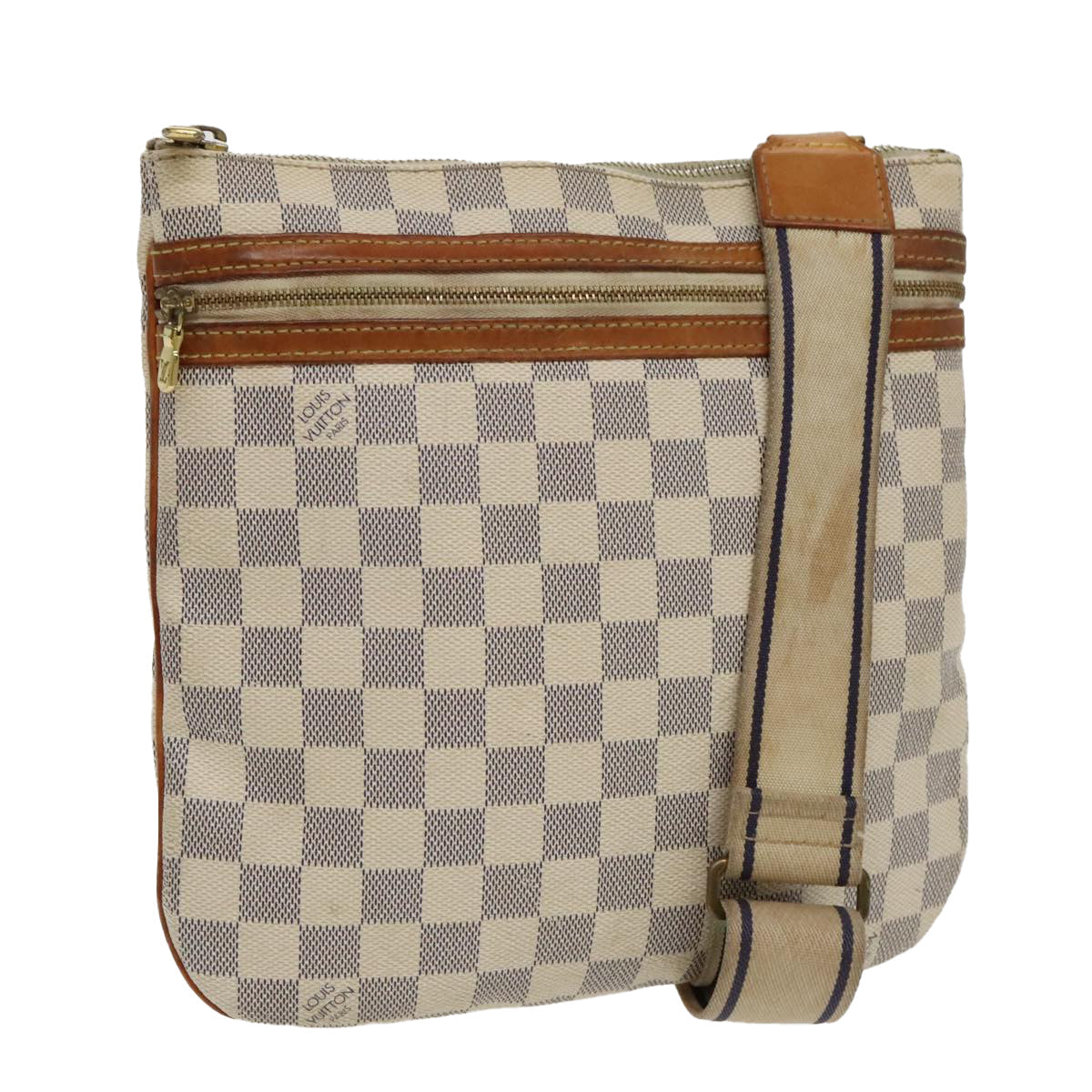 LOUIS VUITTON Damier Azur Pochette Bosphore Shoulder Bag N51112 LV bs19080