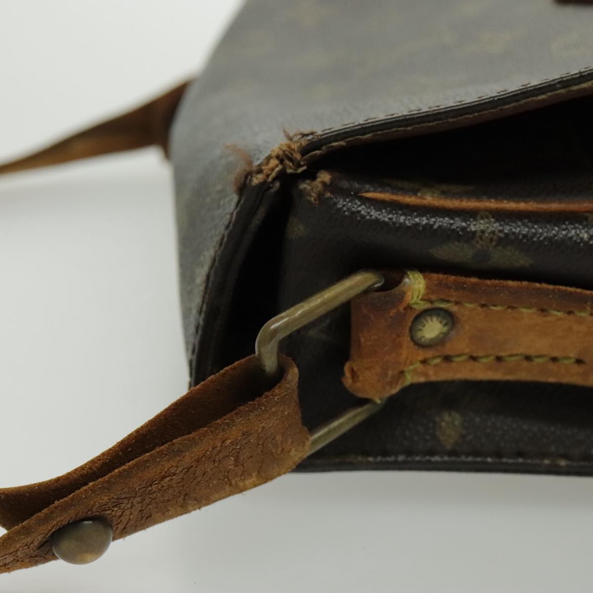 LOUIS VUITTON Monogram Cartouchiere MM Shoulder Bag M51253 LV bs19087