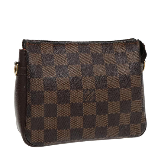 LOUIS VUITTON Damier Ebene Trousse Makeup Pouch N51982 LV bs19123