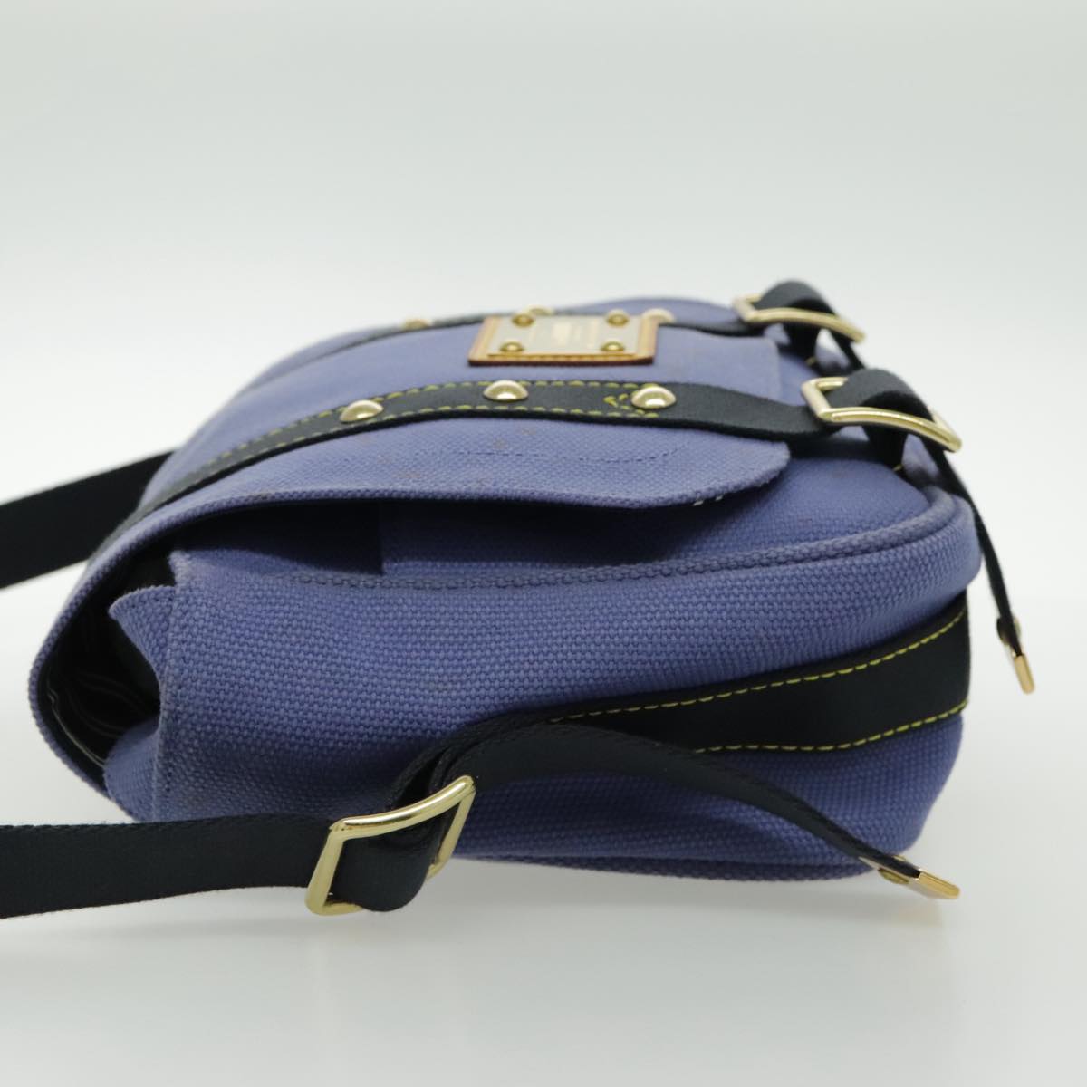 LOUIS VUITTON Antigua Buzzus PM Shoulder Bag Blue M40081 LV bs19172
