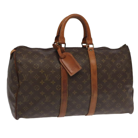 LOUIS VUITTON Monogram Keepall 45 Boston Bag M41428 LV bs19174
