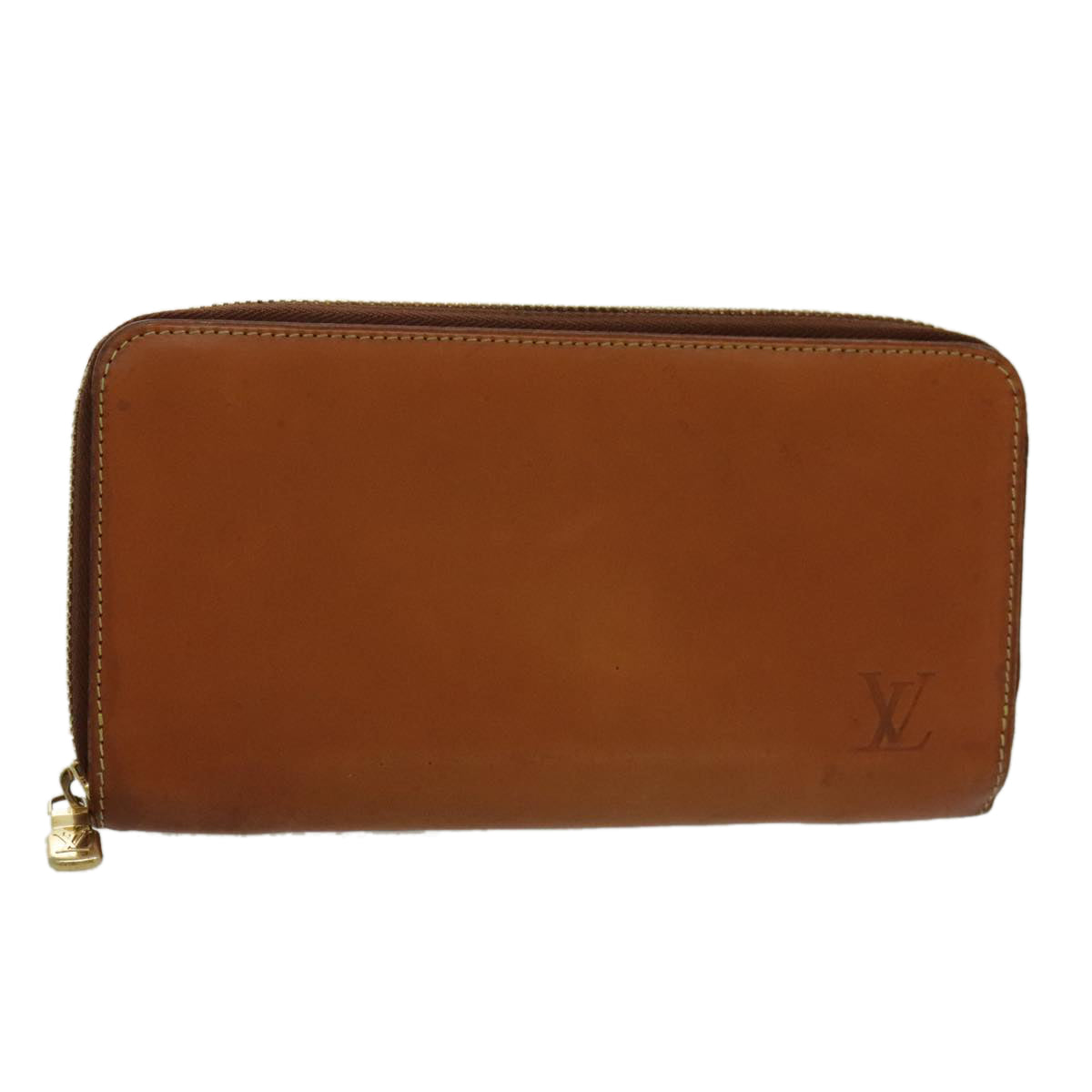 LOUIS VUITTON Nomad leather Zippy Wallet Long Wallet Brown M85068 bs19234