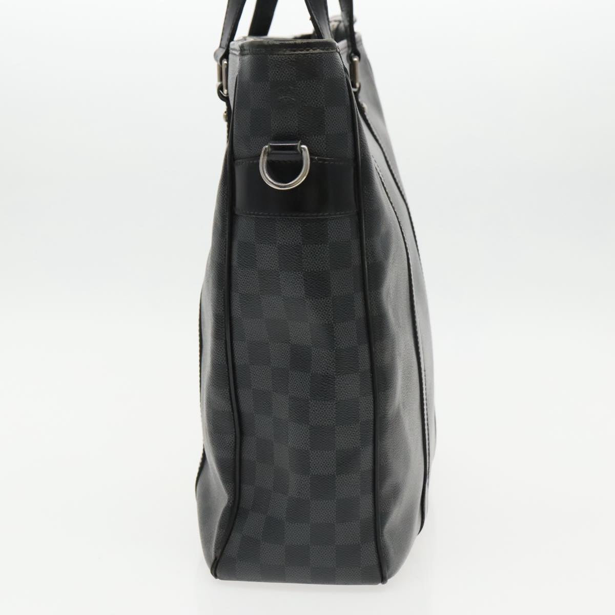 LOUIS VUITTON Damier Graphite Tadao Shoulder Bag 2way N51192 LV bs19238