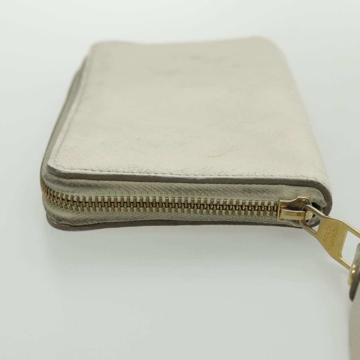 LOUIS VUITTON Empreinte Portefeuille Secret Ron Wallet White M93437 bs19239