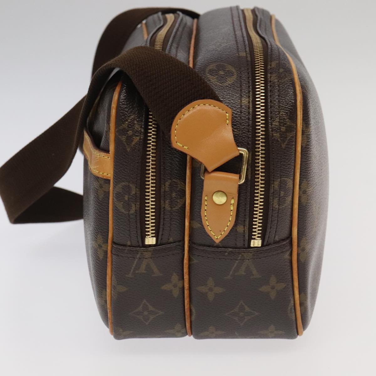 LOUIS VUITTON Monogram Reporter PM Shoulder Bag M45254 LV bs19336