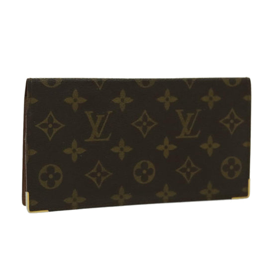 LOUIS VUITTON Monogram Long Wallet LV bs19340