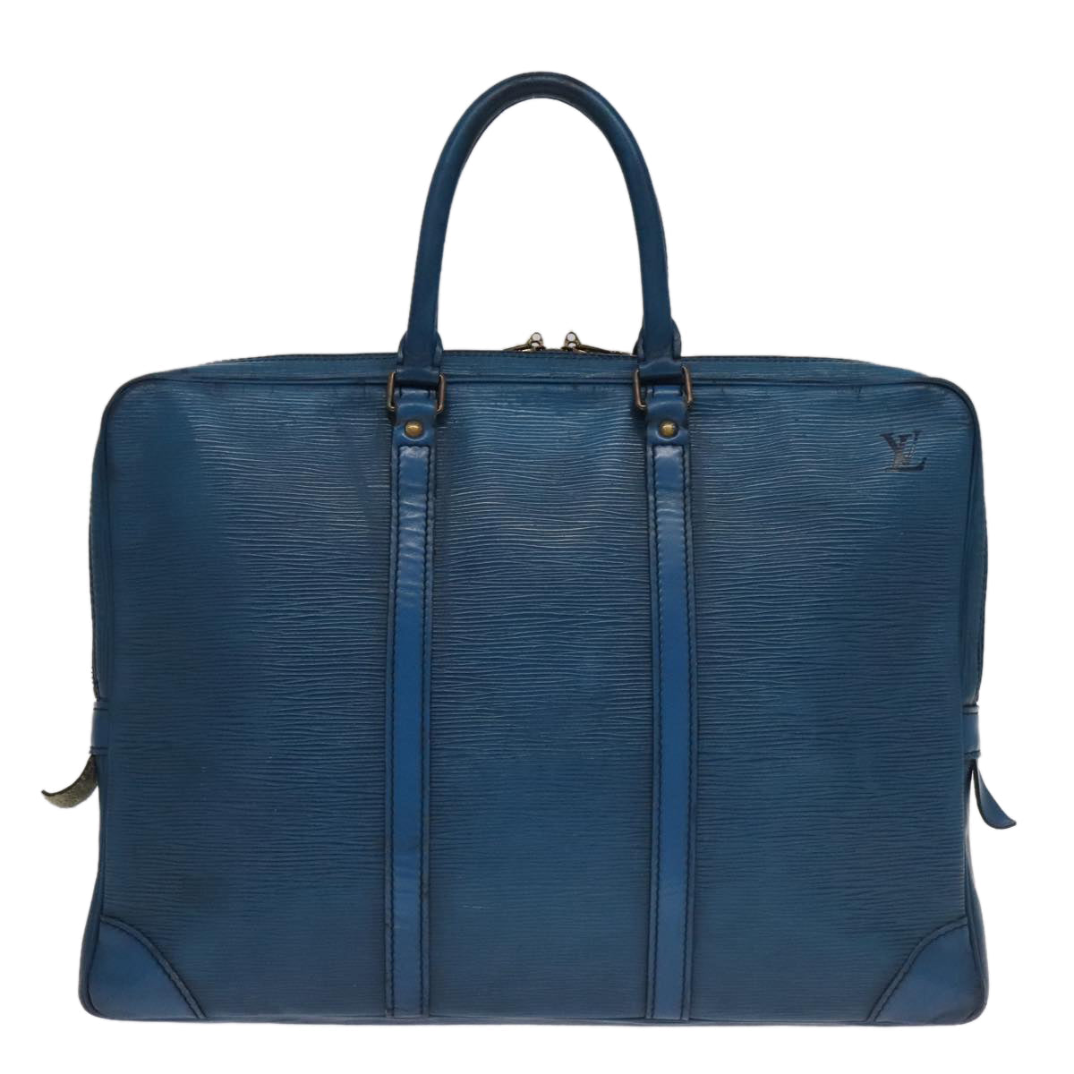 LOUIS VUITTON Epi Porte Documents Voyage Business Bag Blue M54475 bs19360