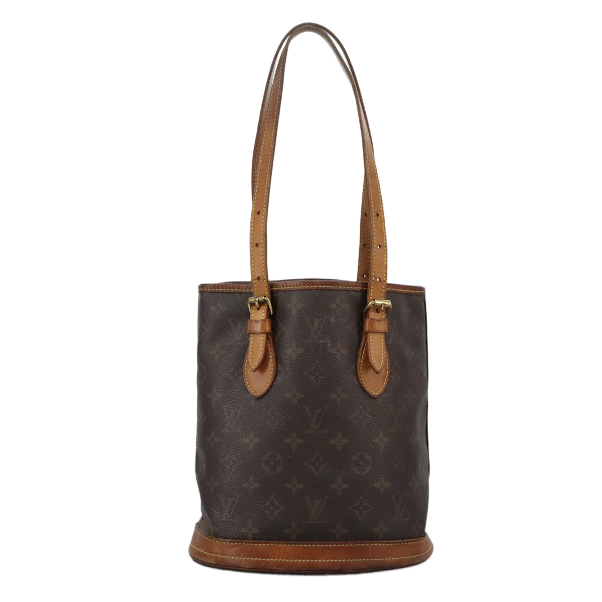 LOUIS VUITTON Monogram Bucket PM Shoulder Bag M42238 LV bs19361
