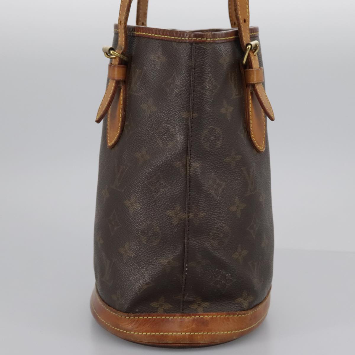 LOUIS VUITTON Monogram Bucket PM Shoulder Bag M42238 LV bs19361