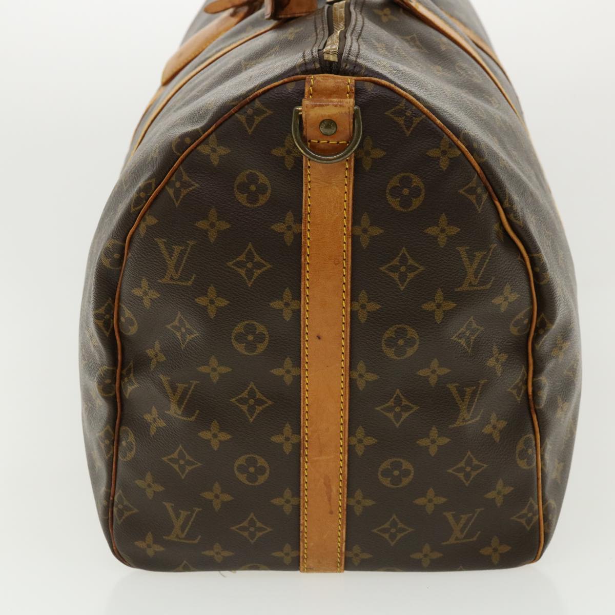 LOUIS VUITTON Monogram Keepall Bandouliere 55 Boston Bag M41414 LV bs2116