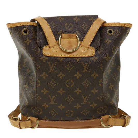 LOUIS VUITTON Monogram Montsouris MM Backpack M51136 LV bs2161