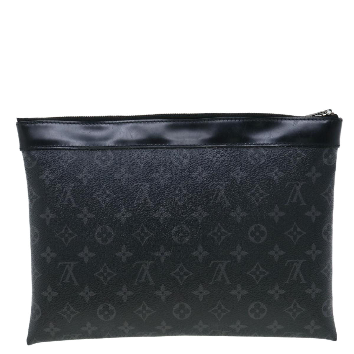 LOUIS VUITTON Monogram Eclipse Pochette Discovery Clutch Bag M62291 bs2259