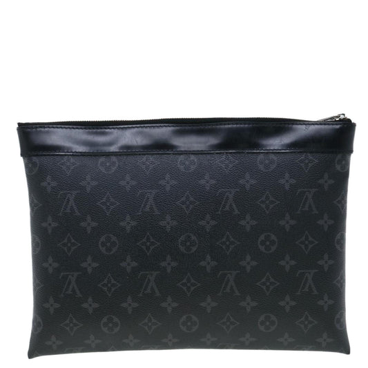 LOUIS VUITTON Monogram Eclipse Pochette Discovery Clutch Bag M62291 bs2259