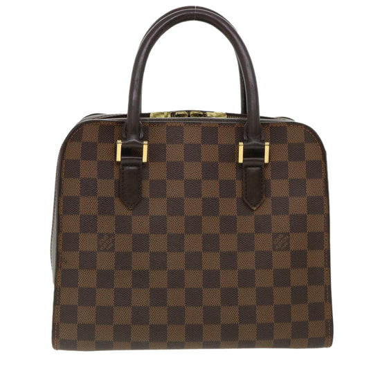 LOUIS VUITTON Damier Ebene Triana Hand Bag N51155 LV bs2357